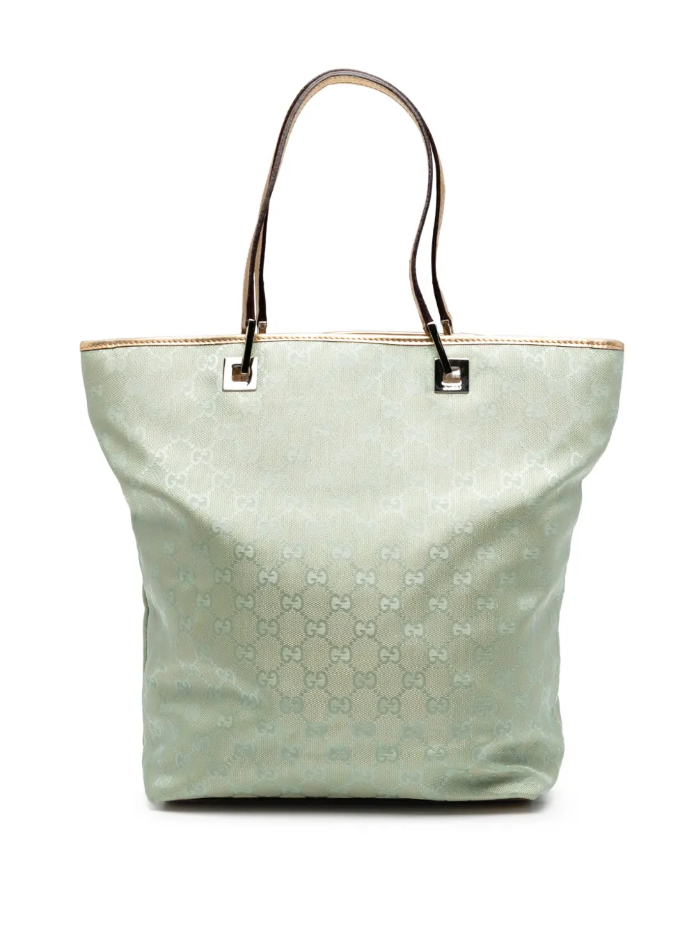 Gucci Pre-Owned 2000-2015 Shopper aus GG-Canvas | Grün | Image 1