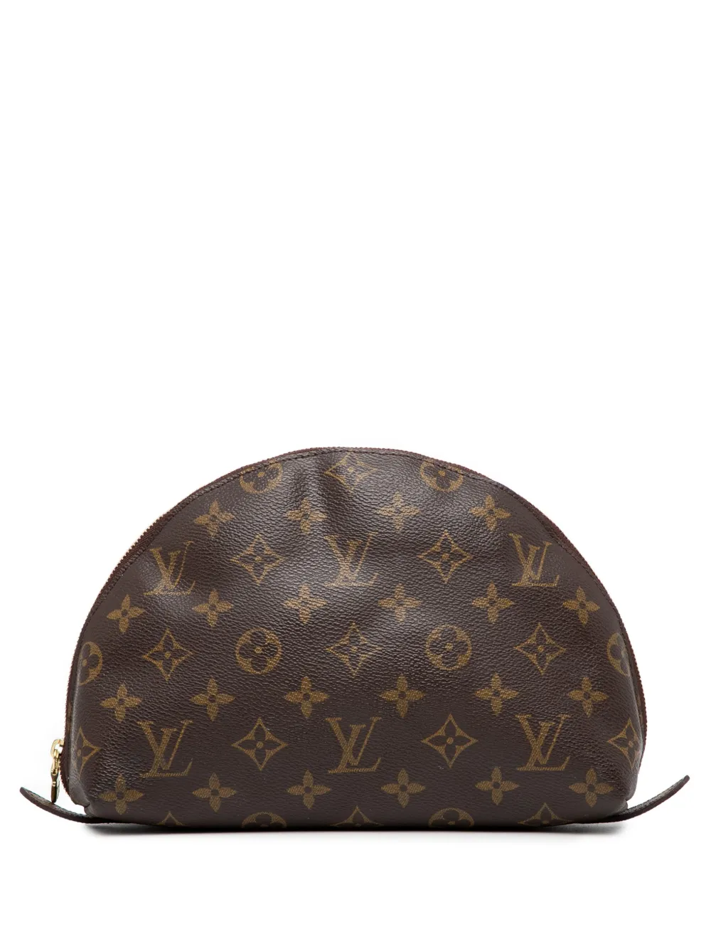 Louis Vuitton Pre-Owned 2011 Monogram Trousse Demi Ronde Cosmetic pouch | Brown | Image 1