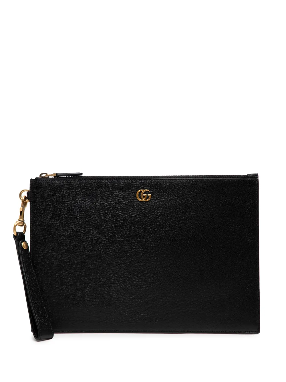 Gucci Pre-Owned 2016-2025 GG Marmont Leather clutch bag | Black | Image 1