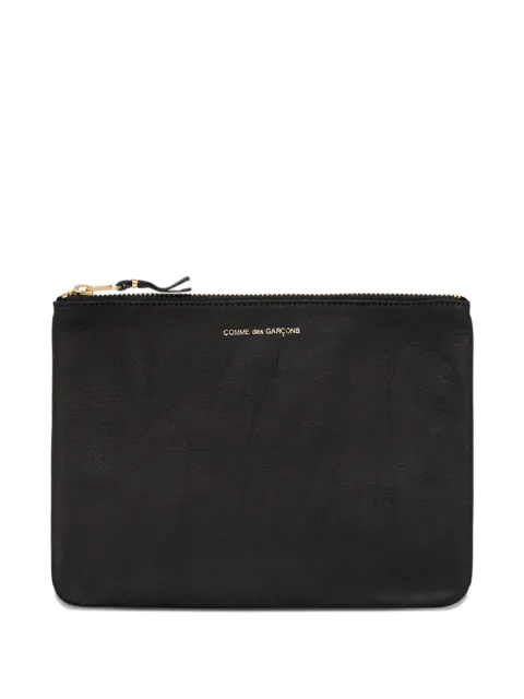 Comme Des Garçons Wallet zip logo wallet