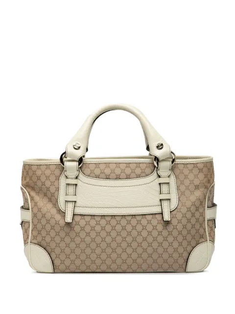 Celine Pre-Owned bolsa de mano Boogie con lona Macadam 2008