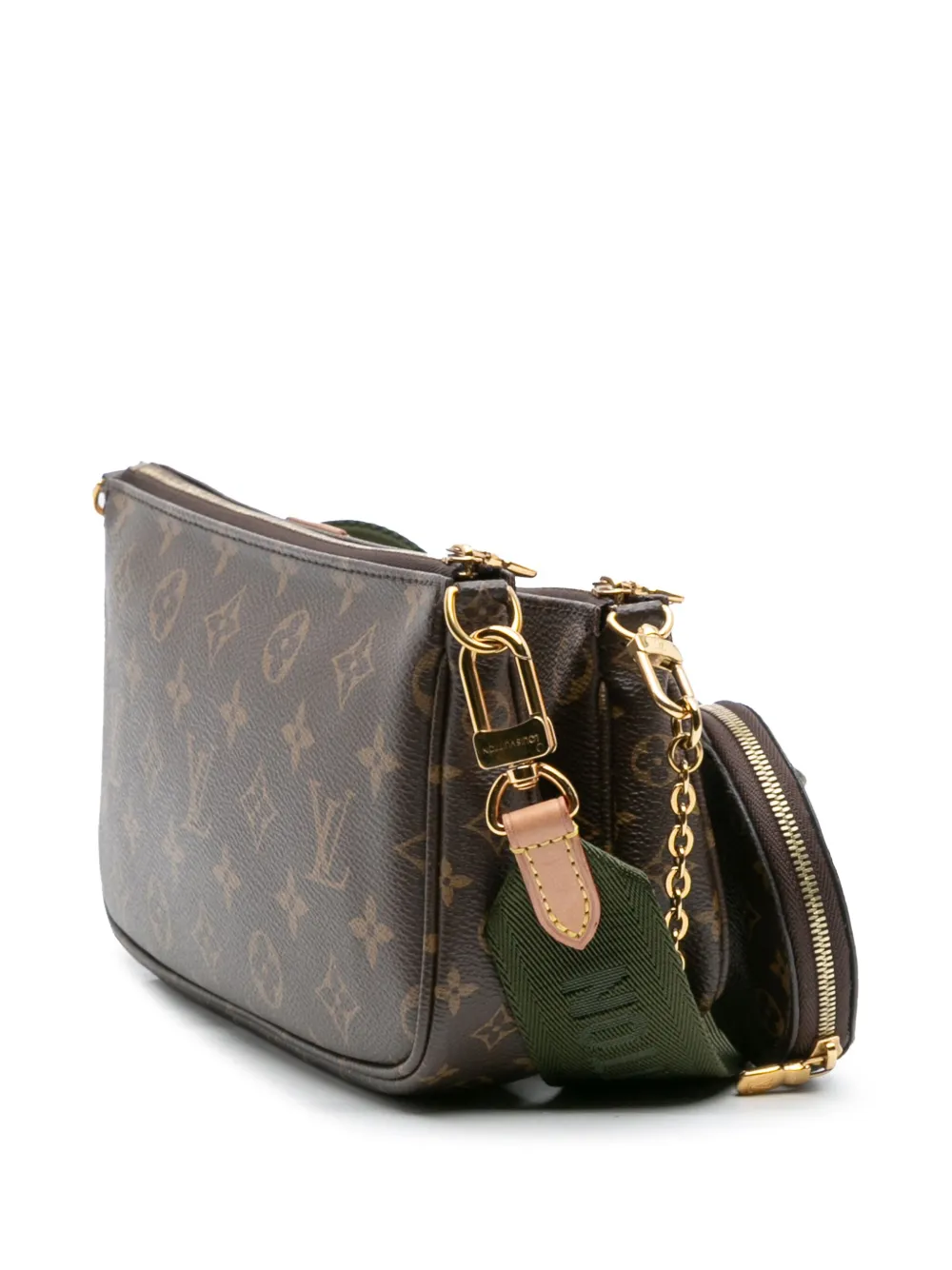 Pre-owned Louis Vuitton 2020 Monogram Multi Pochette Accessoires Satchel In Brown