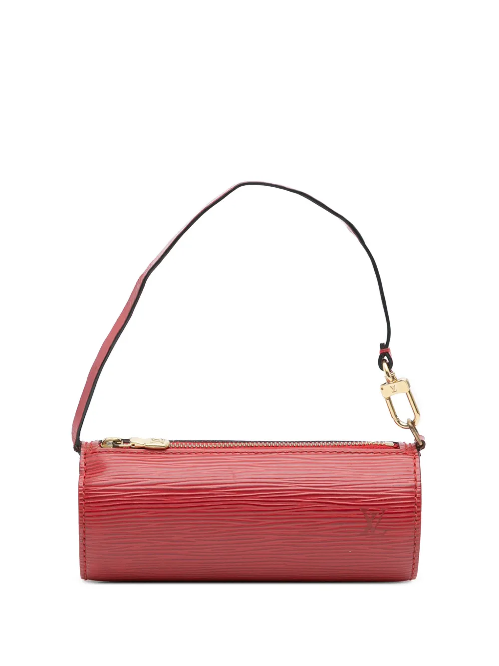 Pre-owned Louis Vuitton 1996 Epi Pochette Papillon Handbag In Red