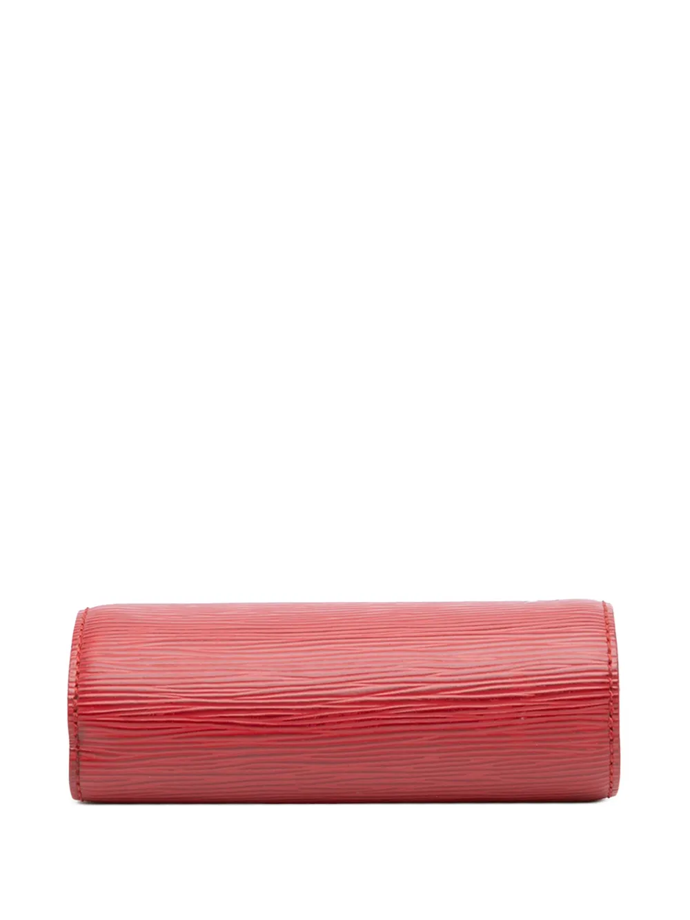 Pre-owned Louis Vuitton 1996 Epi Pochette Papillon Handbag In Red