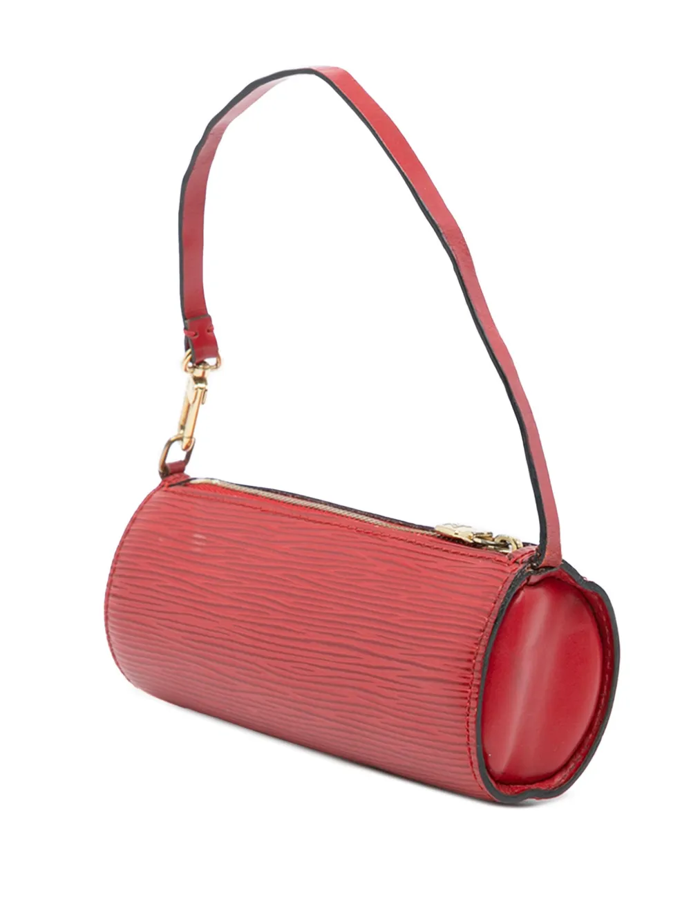 Pre-owned Louis Vuitton 1996 Epi Pochette Papillon Handbag In Red