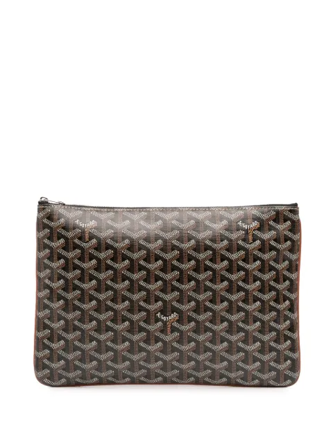 Goyard Pre-Owned 2019 Goyardine Senat MM clutch bag