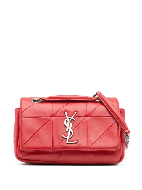 Saint Laurent Pre-Owned 2018 Small Lambskin Patchwork Jamie shoulder bag