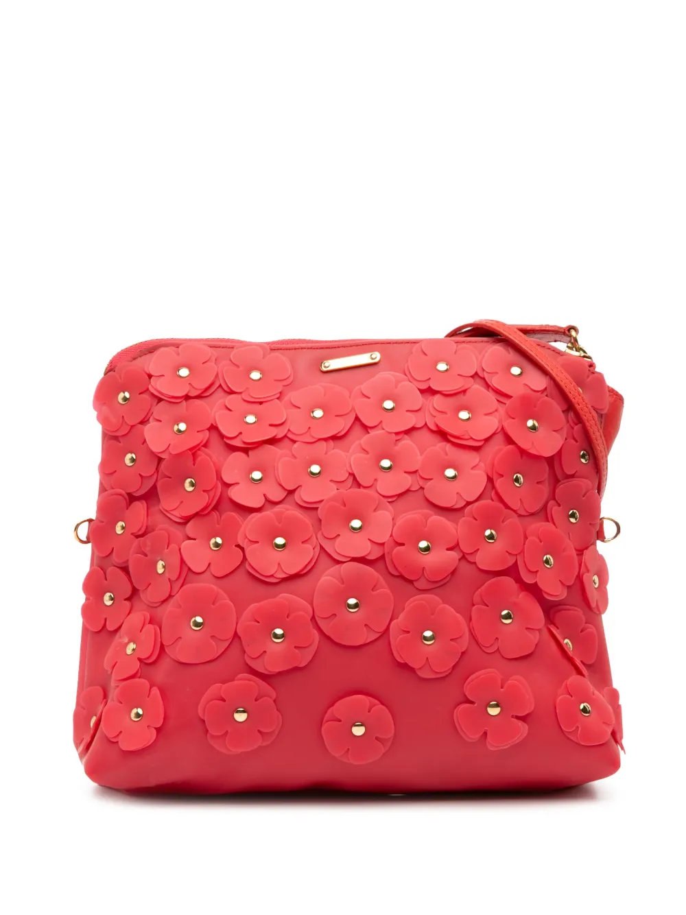 Burberry Pre-Owned 2000-2017 PVC Prorsum Petal crossbody bag - Rosso