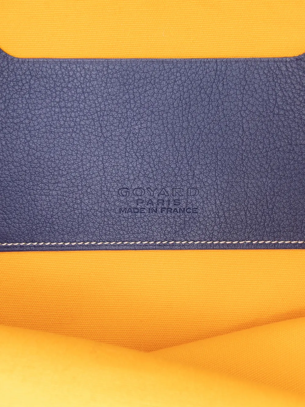 Pre-owned Goyard 2016 Ine Senat Mm Clutch Bag In Blue