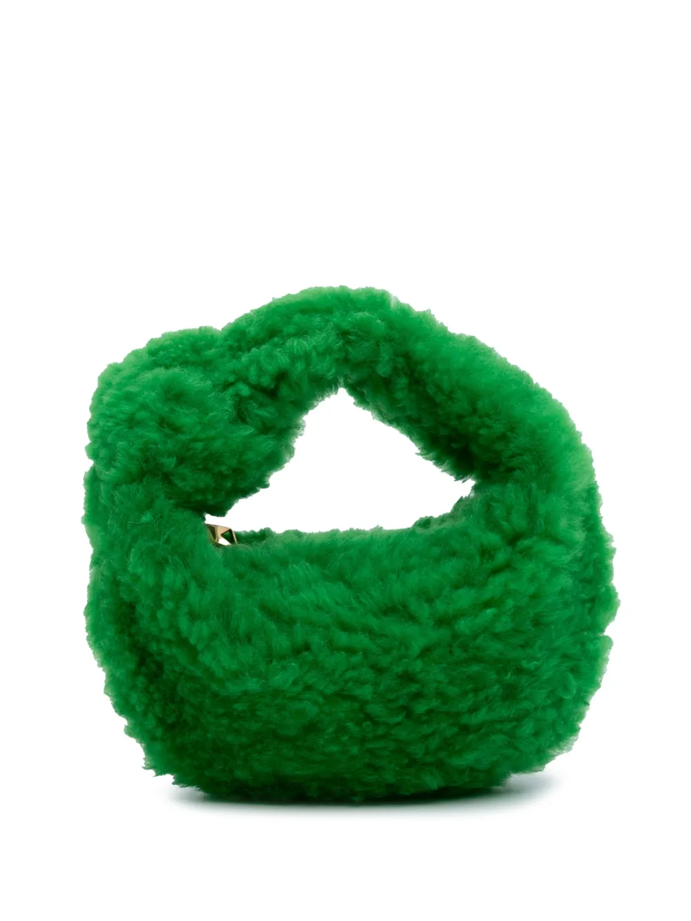 Bottega Veneta Pre-Owned 2012-2025 Mini Shearling Jodie hobo bag - Verde