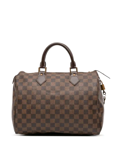 Louis Vuitton Pre-Owned 2009 Damier Ebene Speedy 30 boston bag
