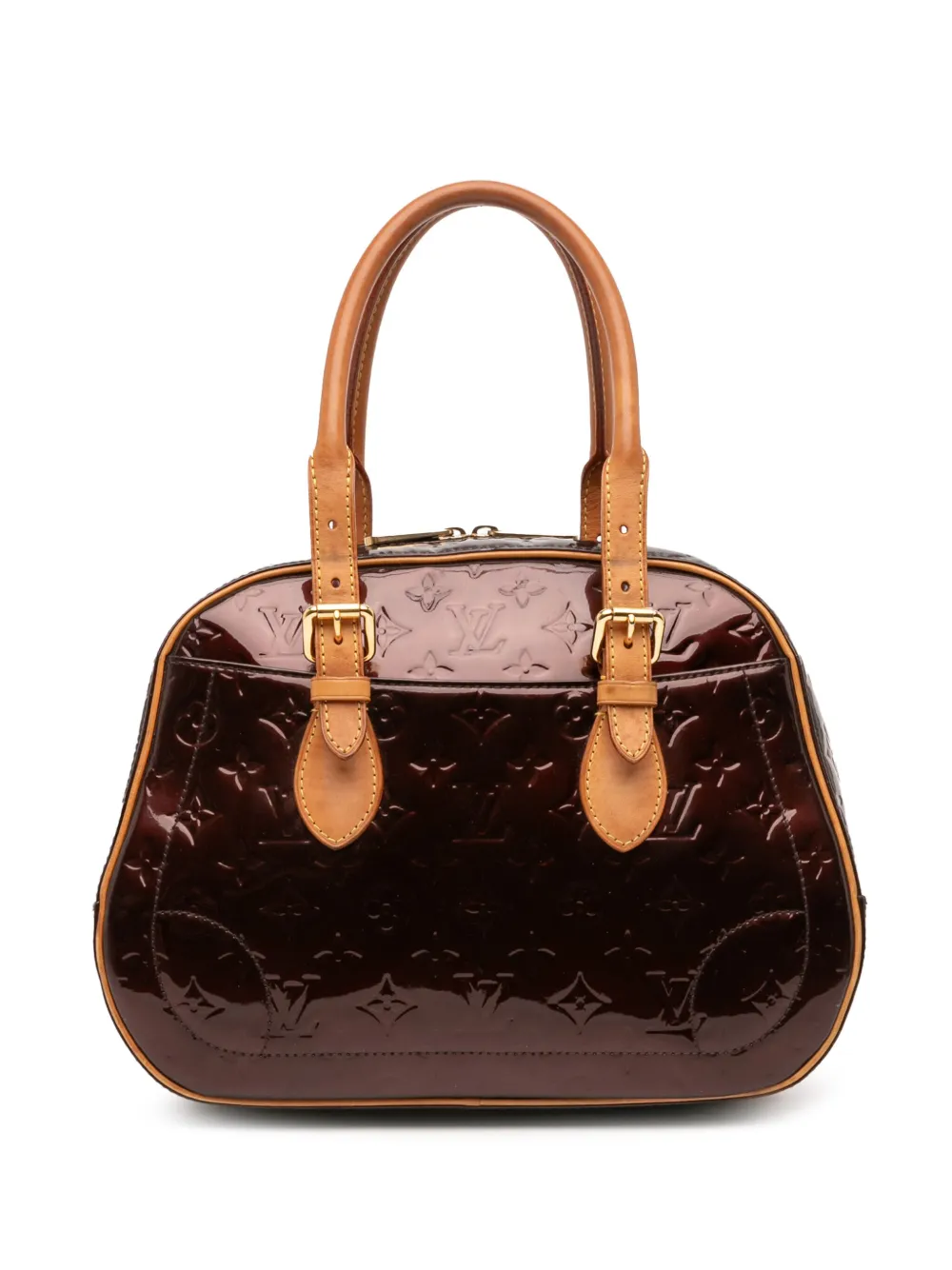 Louis Vuitton Pre-Owned 2000-2010 モノグラム ヴェルニ サミット ドライブ ハンドバッグ - パープル Louis Vuitton Pre-Owned 2000-2010 モノグラム ヴェルニ サミット ドライブ ハンドバッグ - パープル