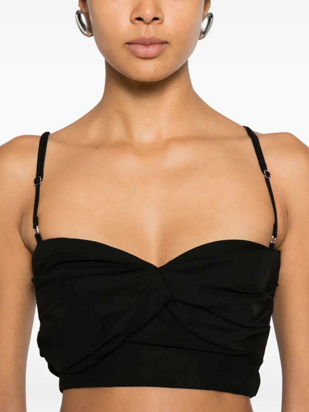 Viktor & Rolf Bralette met ruches Zwart