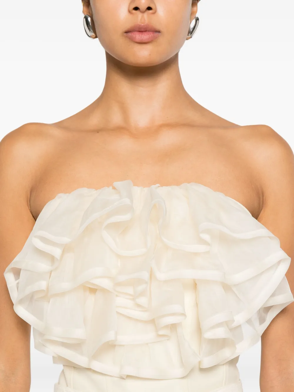 Viktor & Rolf Top met ruches Beige