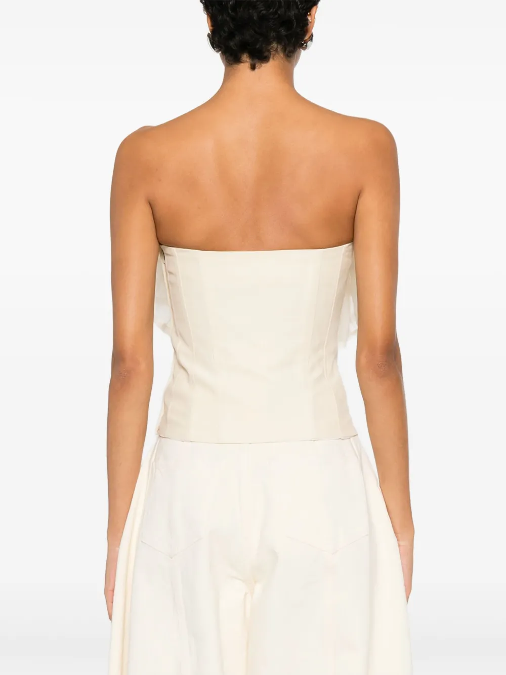 Viktor & Rolf Top met ruches Beige