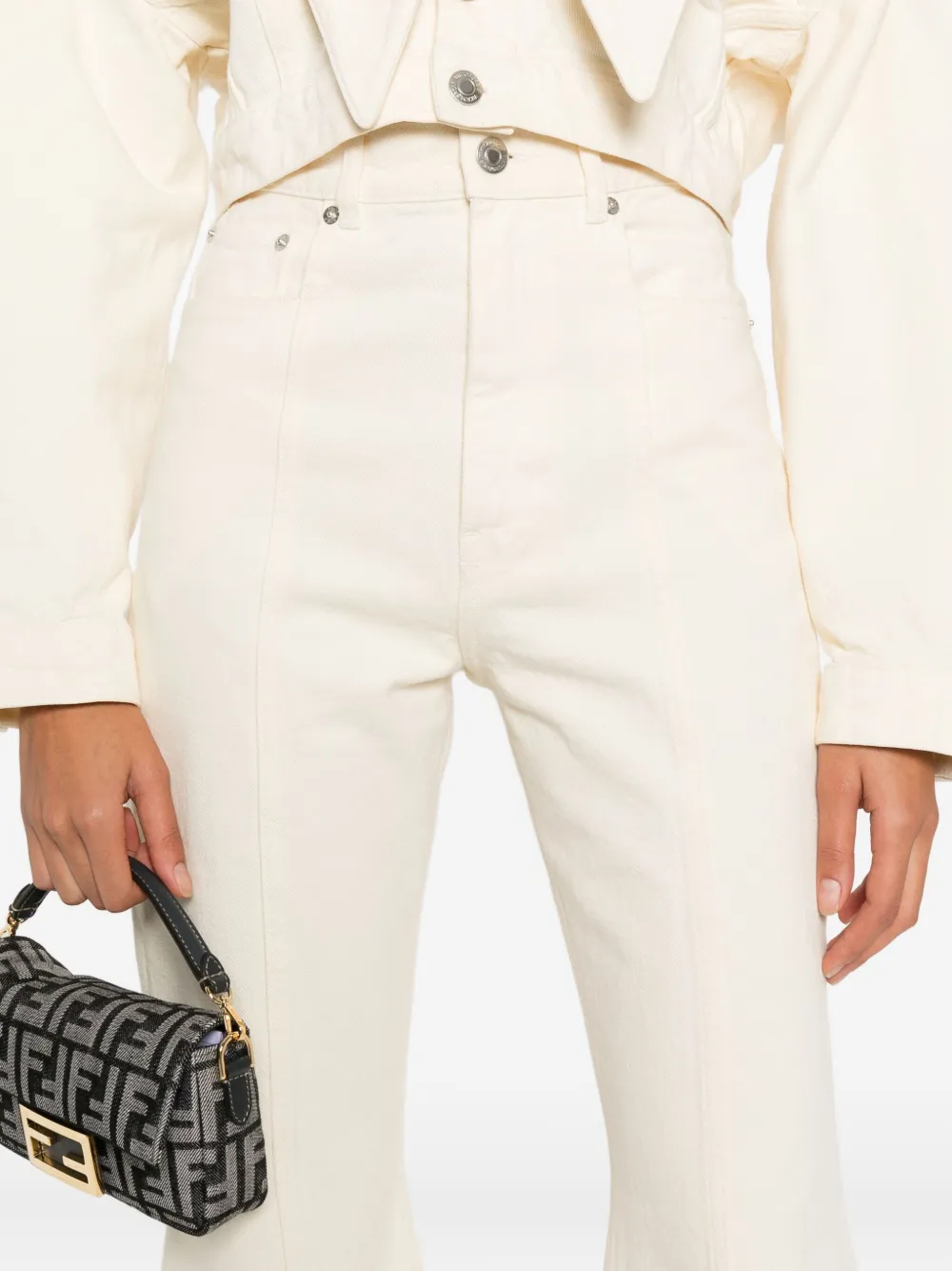 Viktor & Rolf Flared jeans Beige