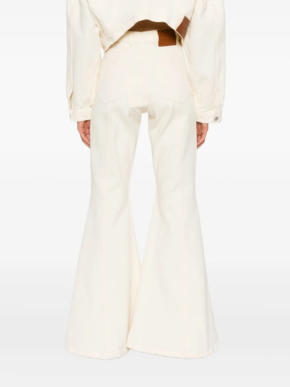 Viktor & Rolf Flared jeans Beige
