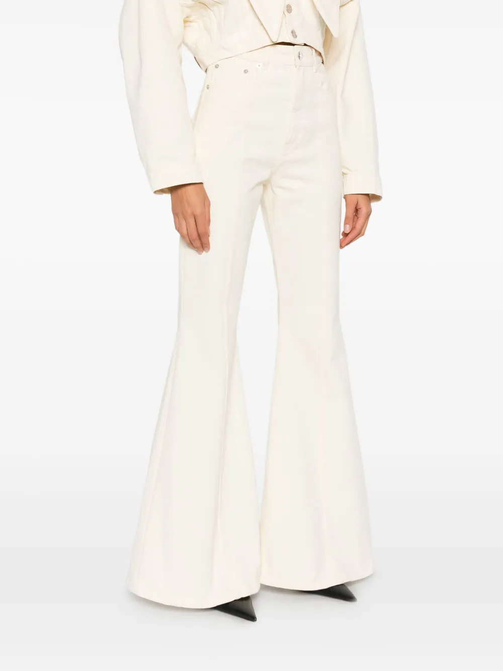 Viktor & Rolf Flared jeans Beige