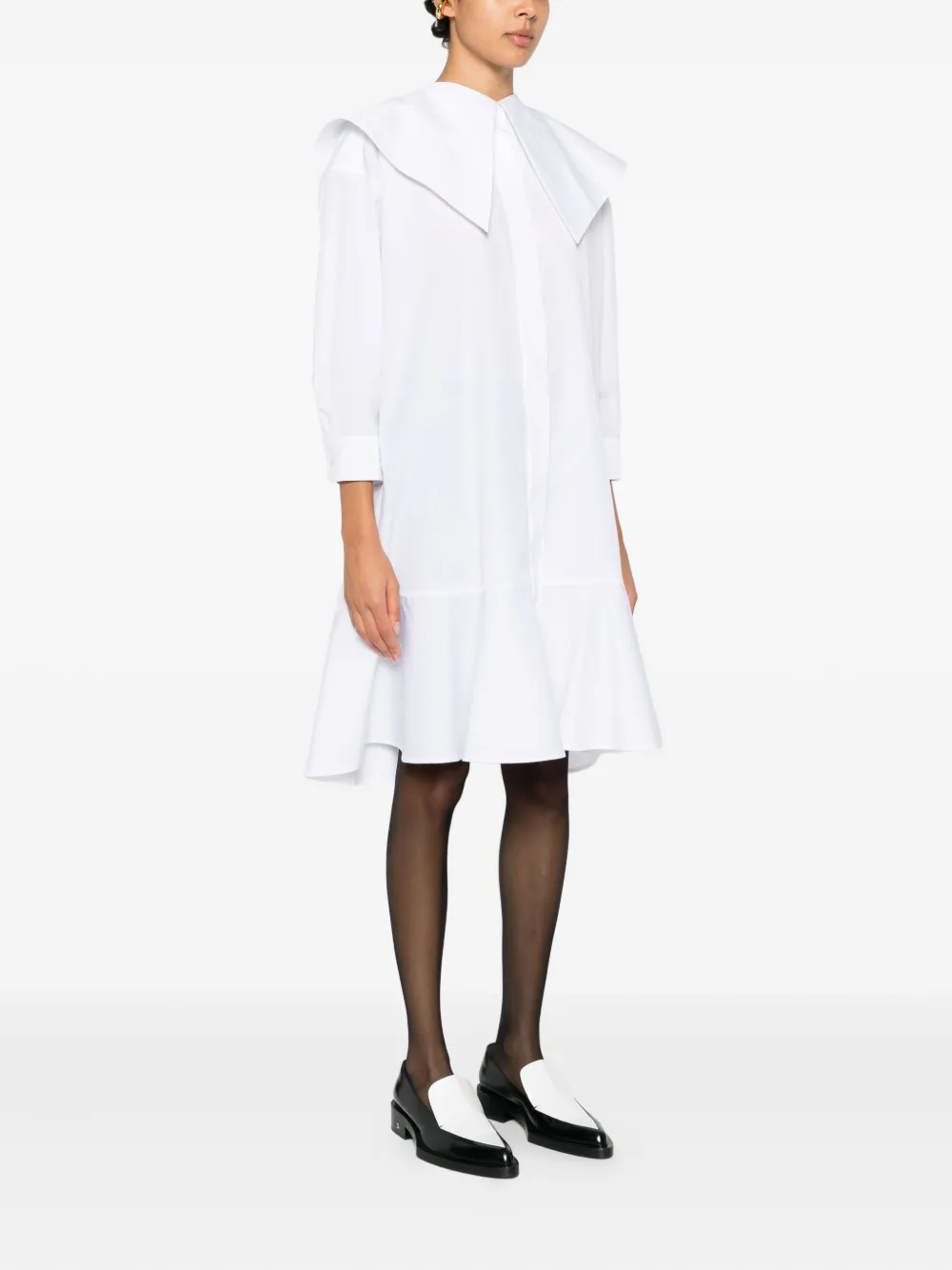 Viktor & Rolf Blousejurk met ruches Wit