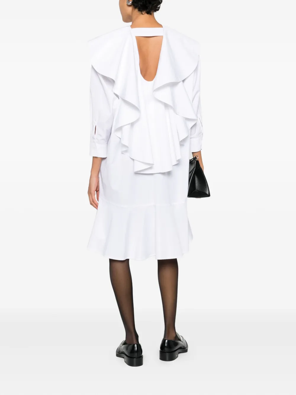 Viktor & Rolf Blousejurk met ruches Wit