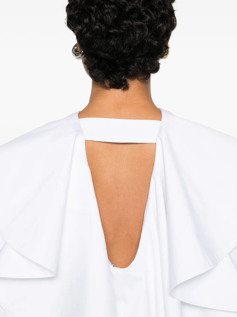 Viktor & Rolf Blousejurk met ruches Wit