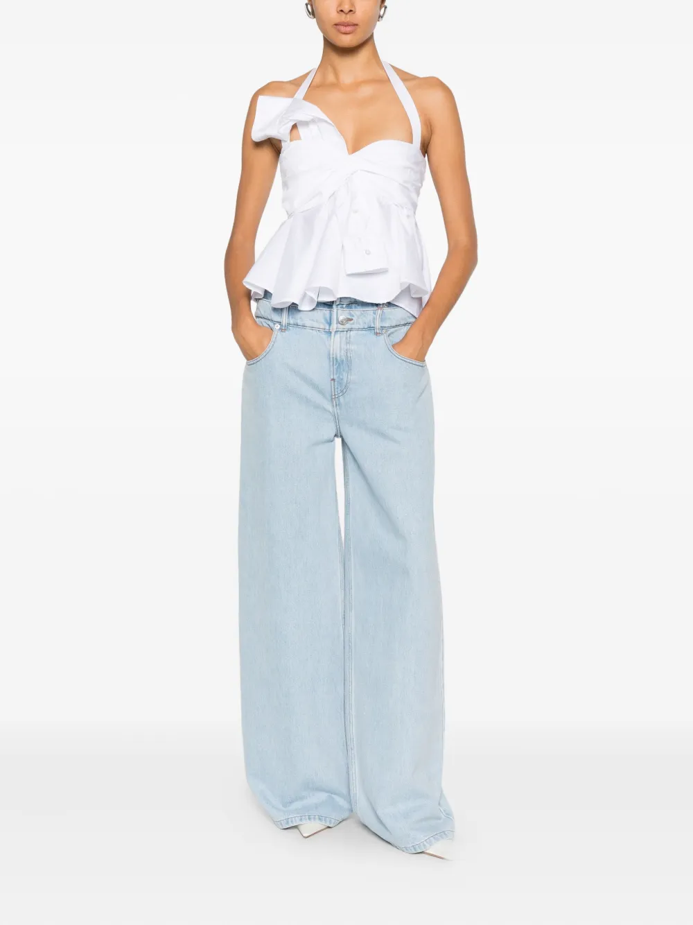 Viktor & Rolf Bralette met strikdetail Wit
