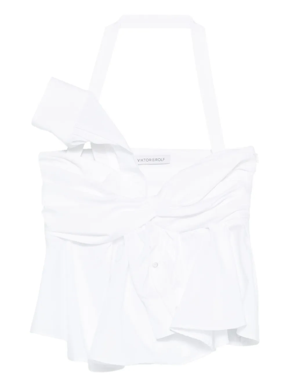 Viktor & Rolf Bralette con fiocco - Bianco