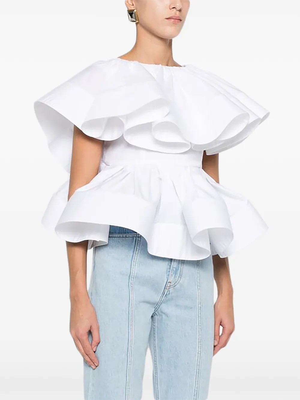 Viktor & Rolf Blouse met ruches Wit