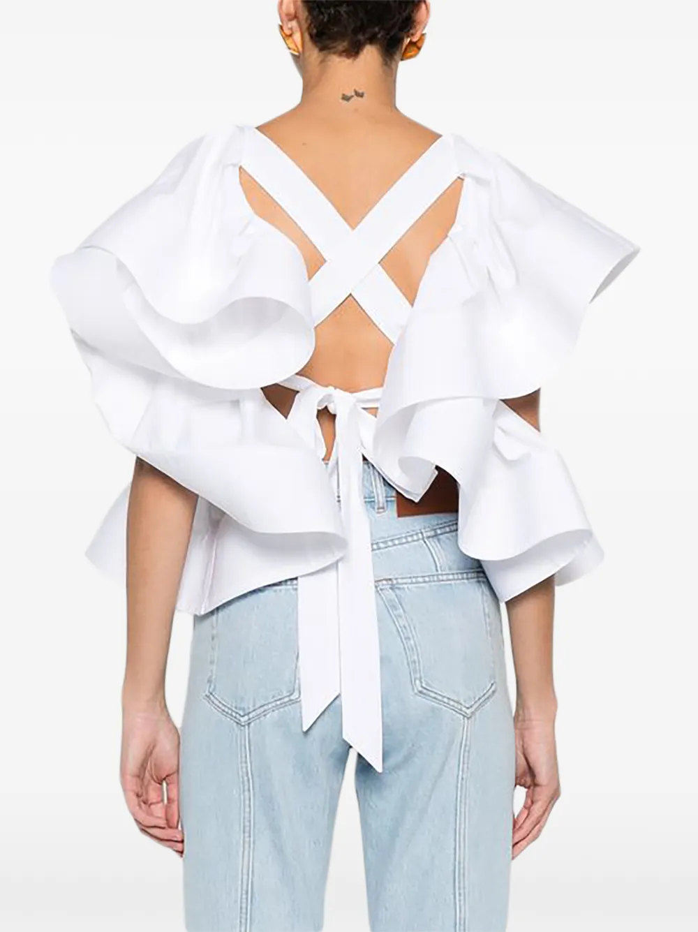 Viktor & Rolf Blouse met ruches Wit