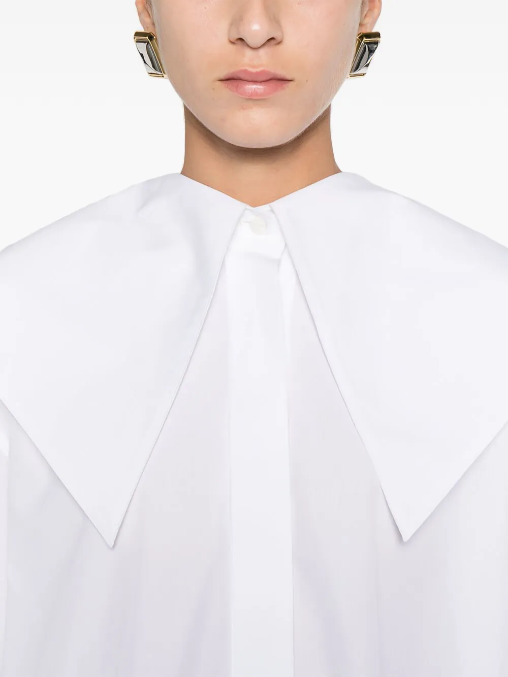 Viktor & Rolf Blouse met volant-detail Wit
