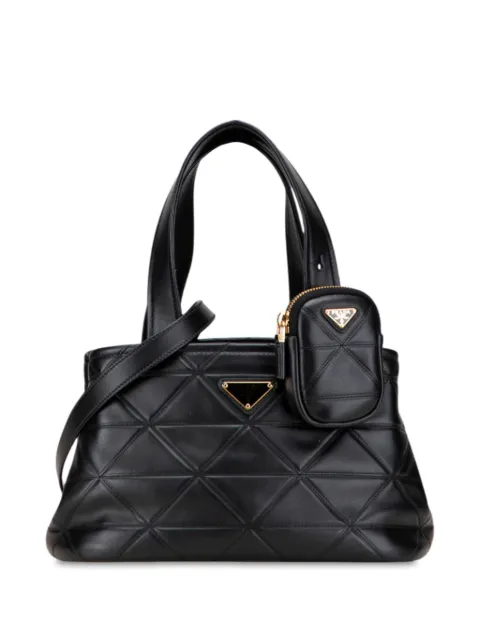 Prada Pre-Owned 2013-2025 Small Quilted Lambskin satchel