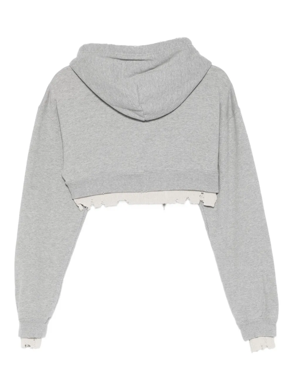 Miharayasuhiro Zip-up Hooded Jacket In Gray