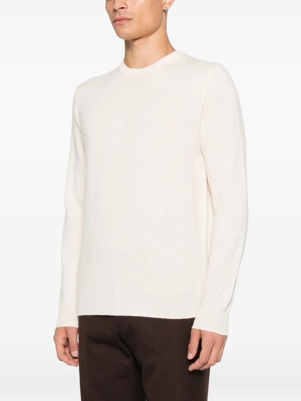 Mc2 Saint Barth Regent Wool Sweater In Neutral