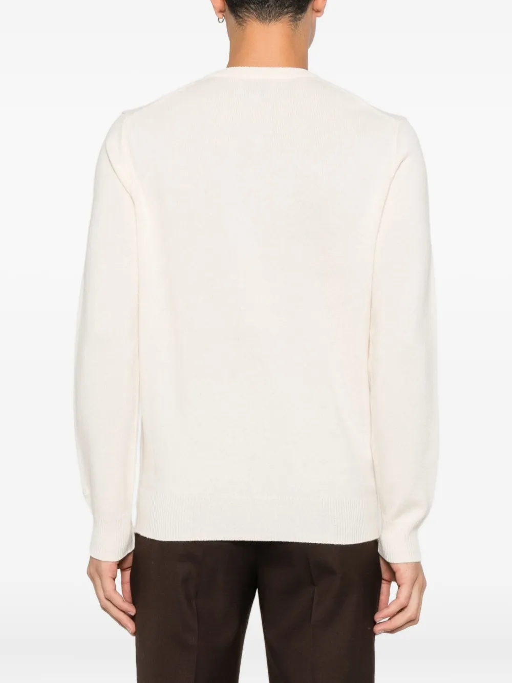 Mc2 Saint Barth Regent Wool Sweater In Neutral