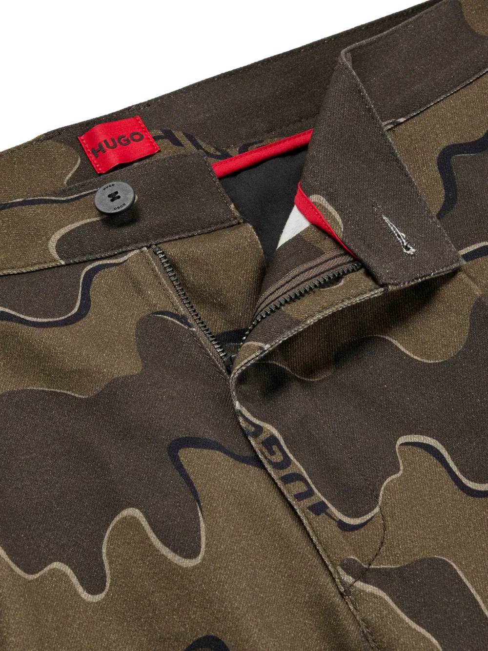 HUGO Calça com padronagem camuflada | Calça cenoura | Image 2