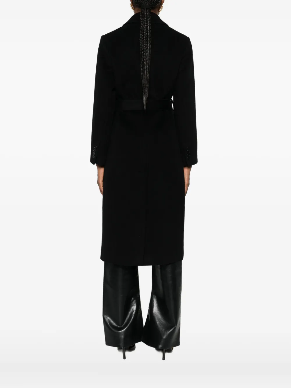 The Curated Collection Parisian Coat In Black