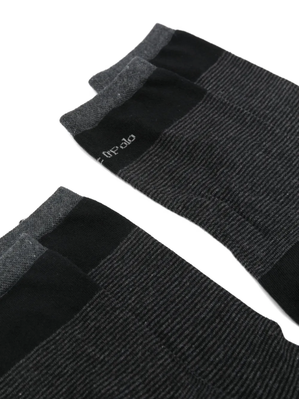 Striped Logo-Detail Socks