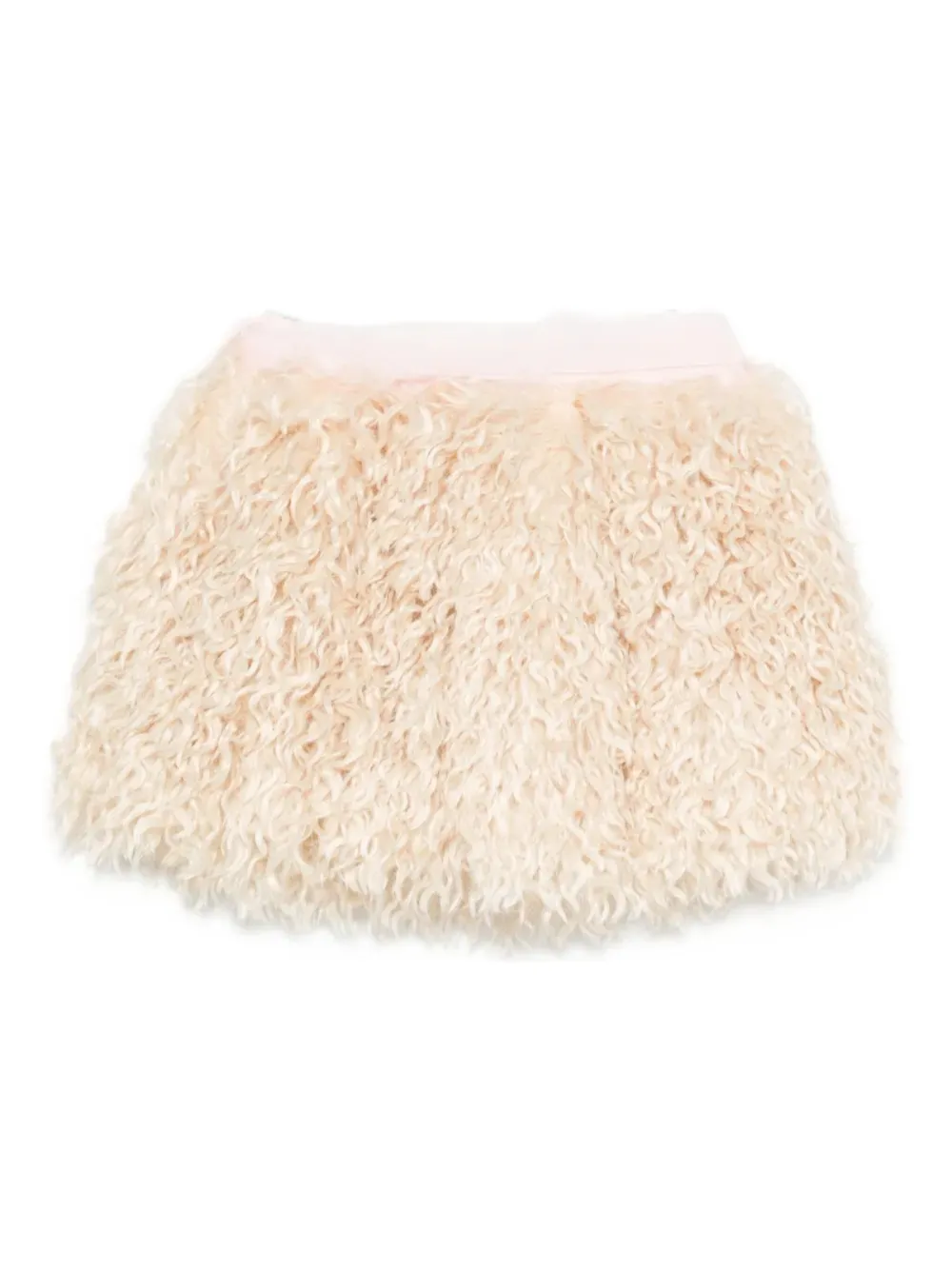 Miss Grant Kids bow-detail skirt - Beige