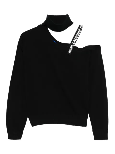 Karl Lagerfeld Jeans Cut-Out jumper