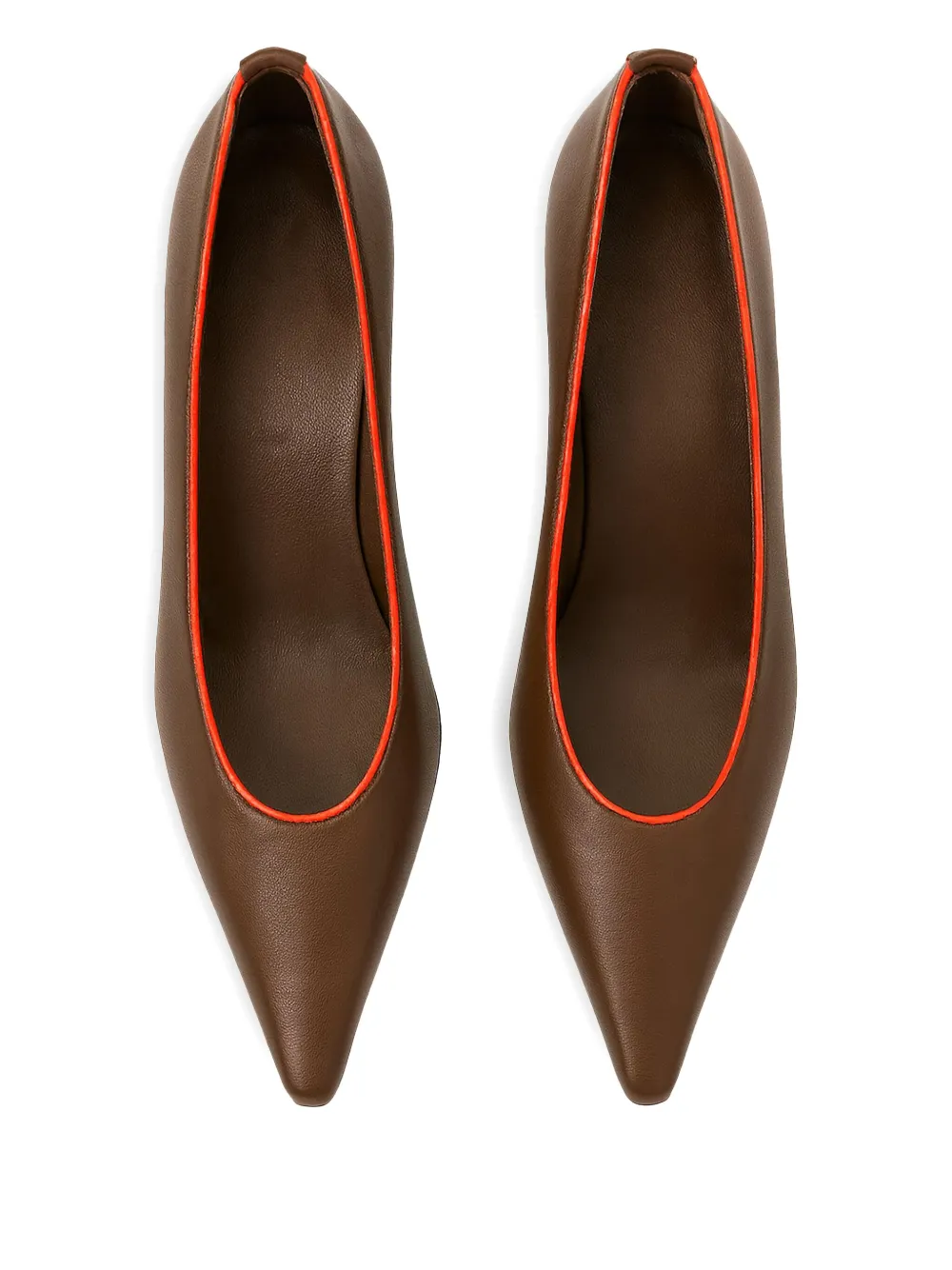 Morsica Bea Pointed Pumps In Brown
