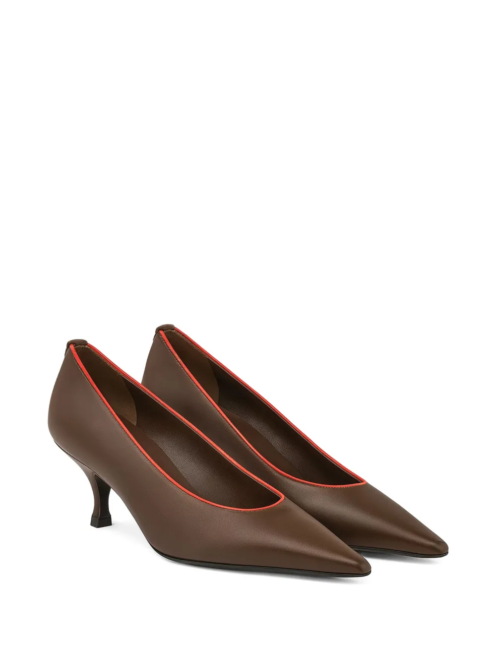 Morsica Bea Pointed Pumps In Brown