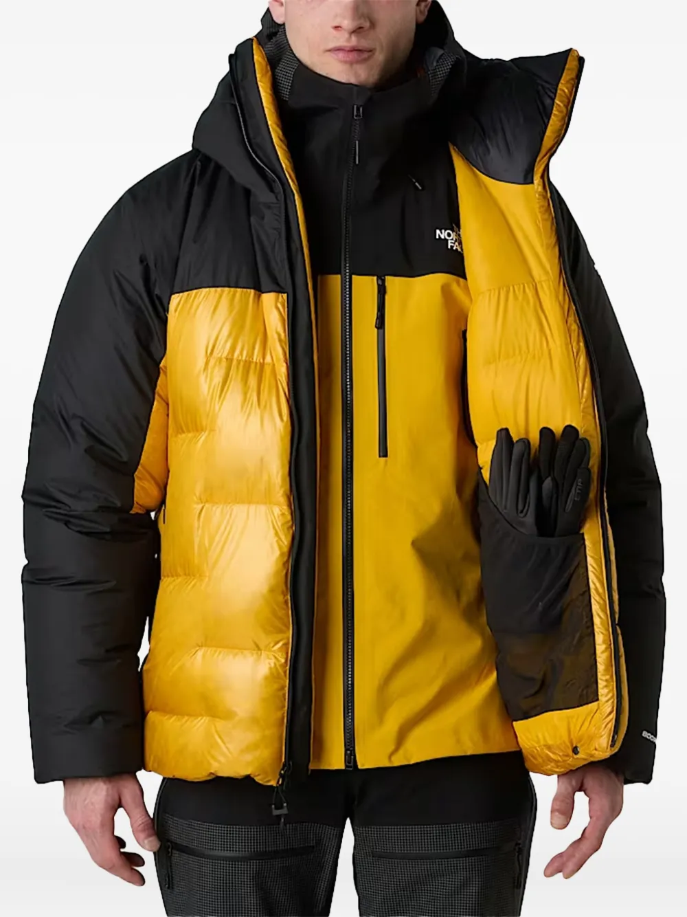 The North Face Summit Himalayan gewatteerd jack met capuchon Zwart