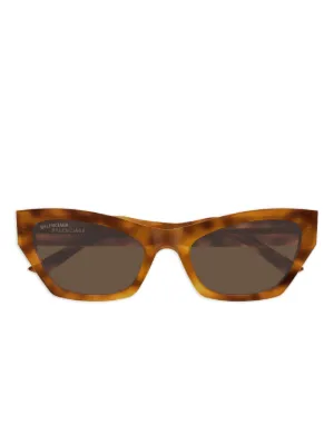 Gucci Eyewear GG1986SA スクエアフレーム サングラス | ブラウン