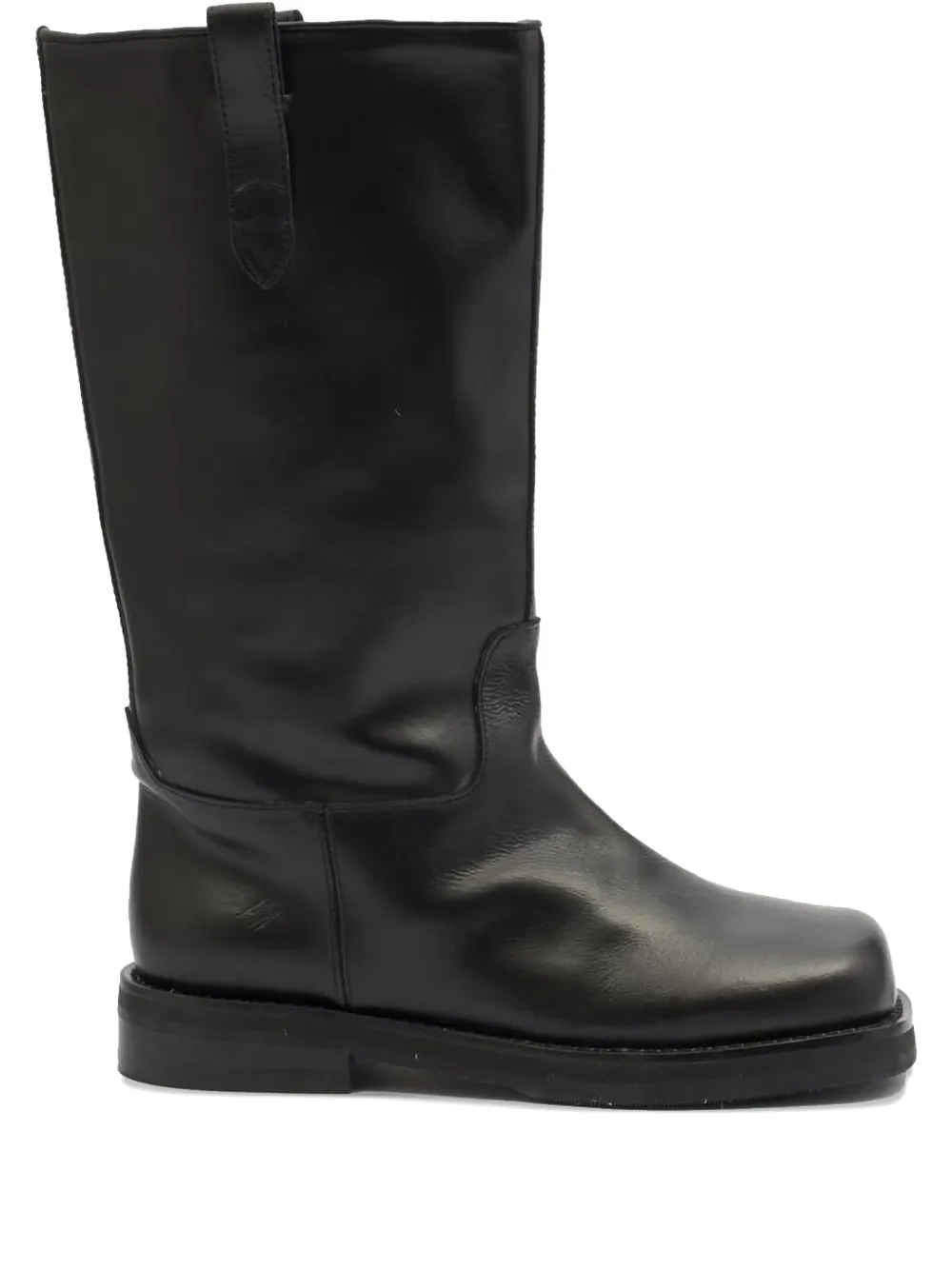 Morsica Berta Leather Boots In Black