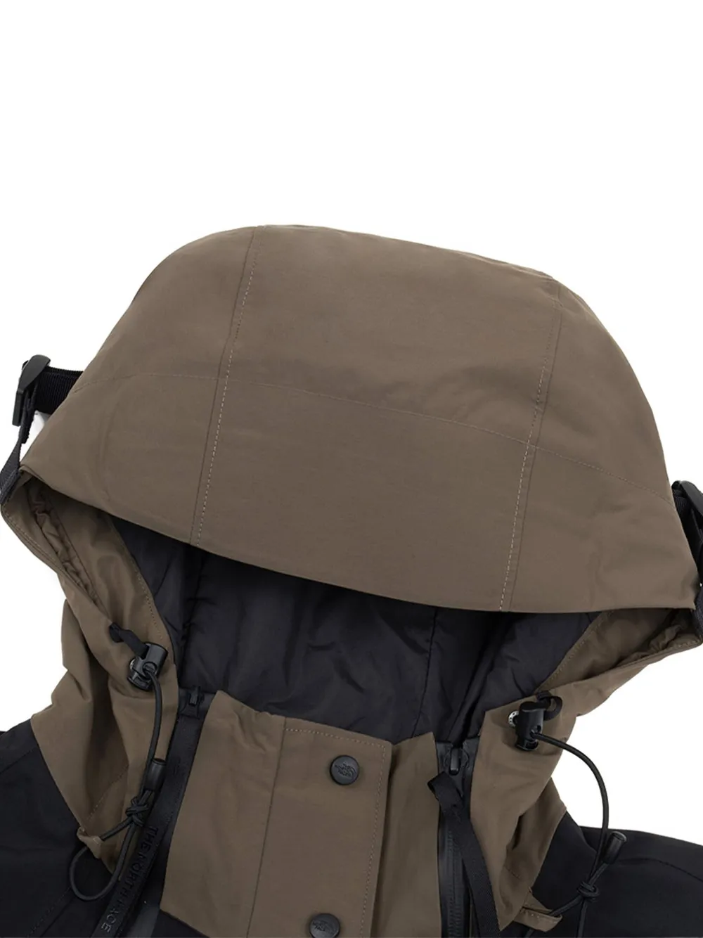 The North Face Panelled-design Hooded Cape Coat In Multi