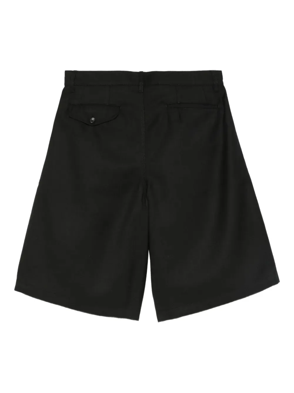 Comme des Garçons Homme pleated-front shorts - Zwart