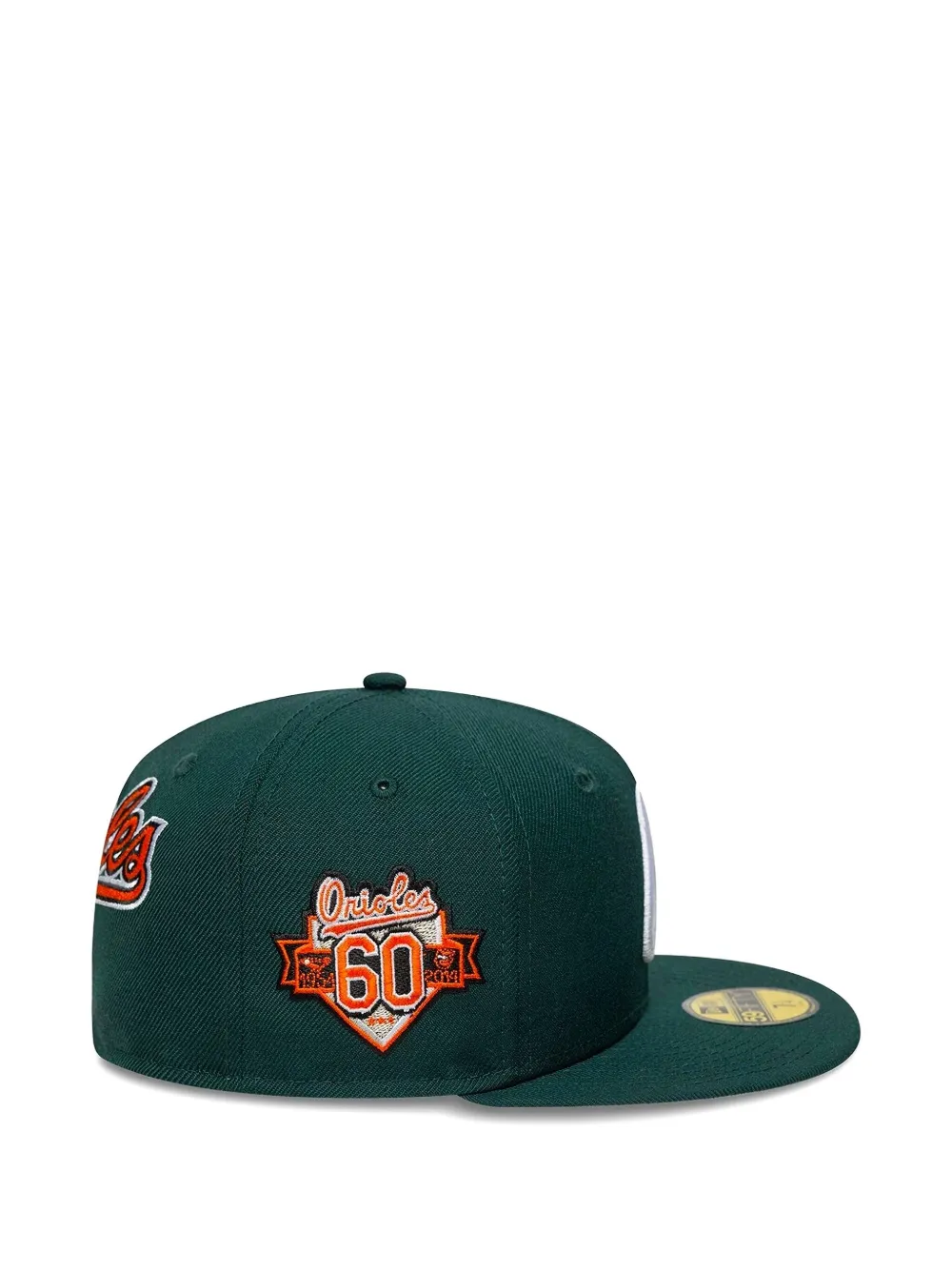 New Era Embroidered-logo Baseball Cap In Green