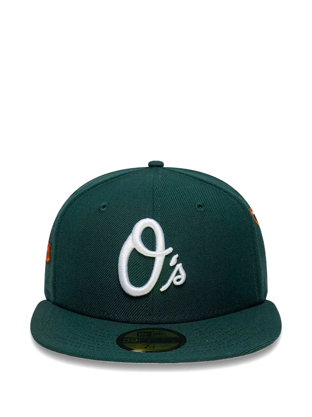 New Era Embroidered-logo Baseball Cap In Green