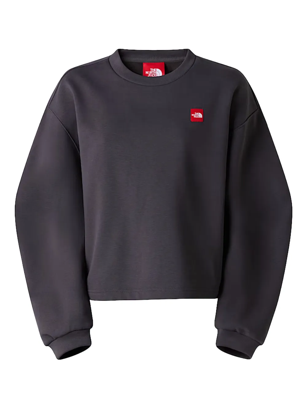 The North Face Logo-patch Cotton-blend Sweatshirt In Brown
