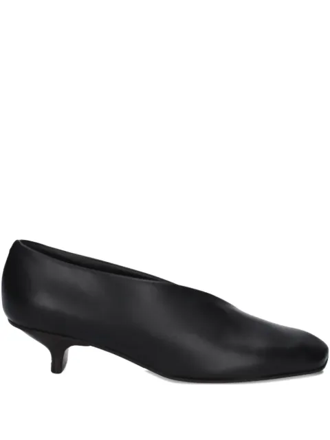 Vicini square-toe kitten-heel pumps